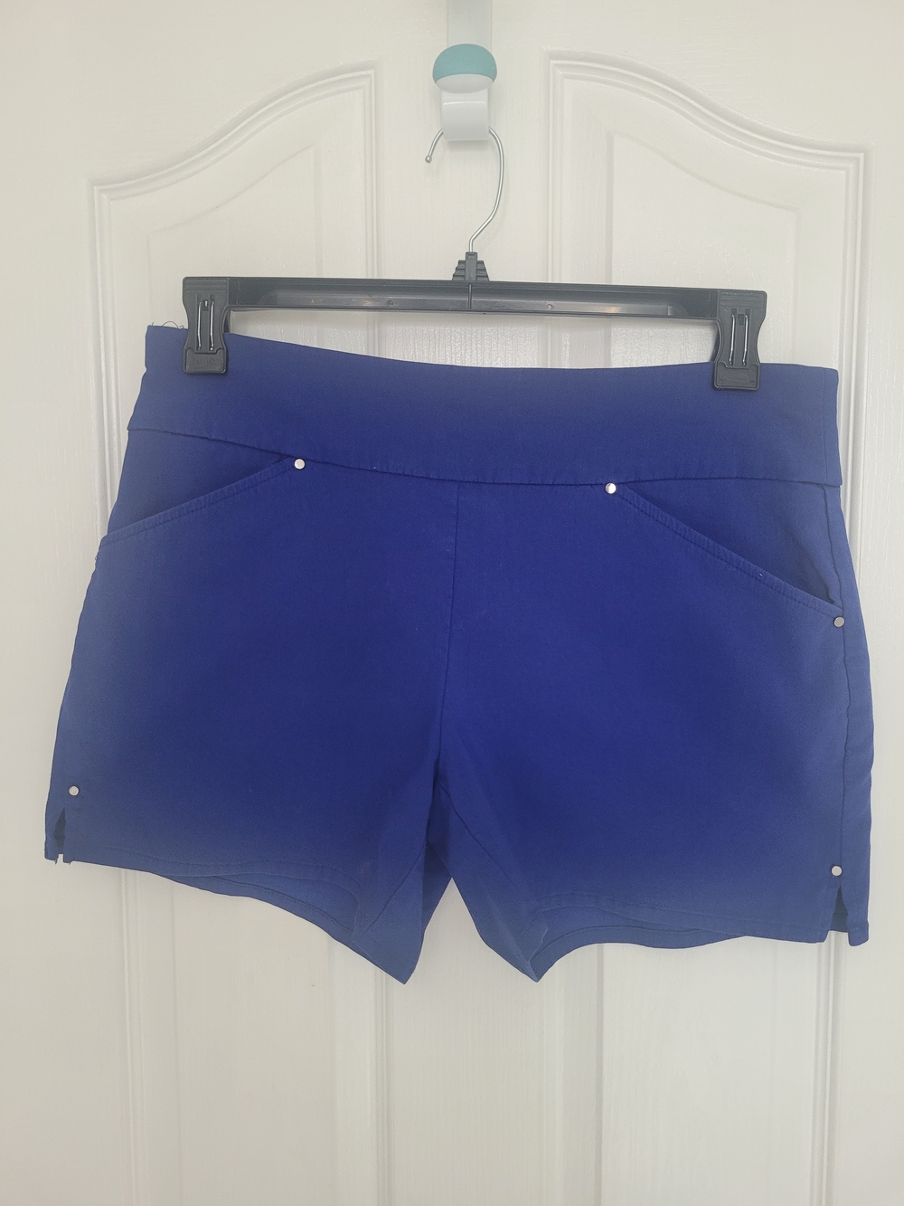 INC International Concepts Royal Blue Women's Bengaline Shorts